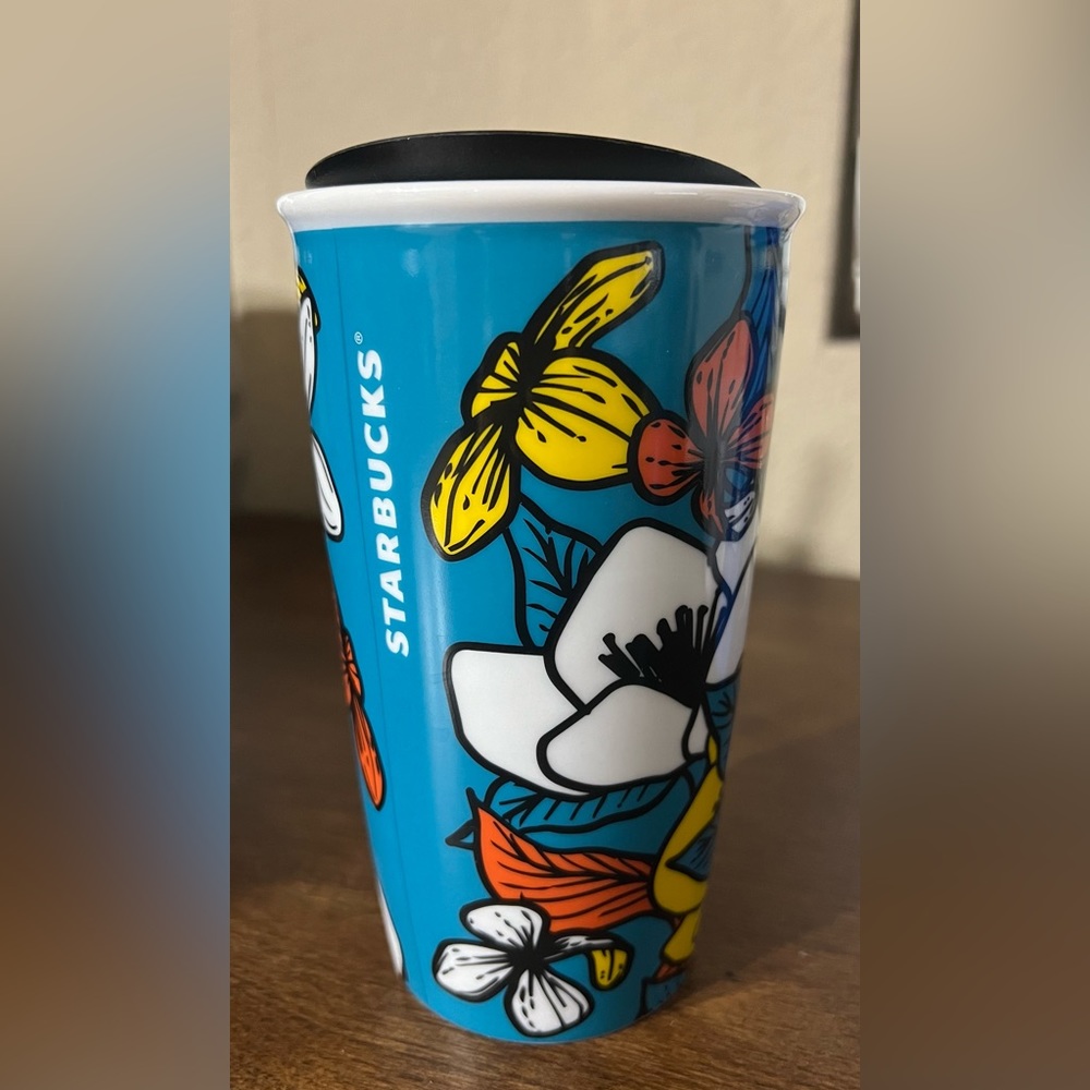 Starbucks ceramic coffee tumbler
